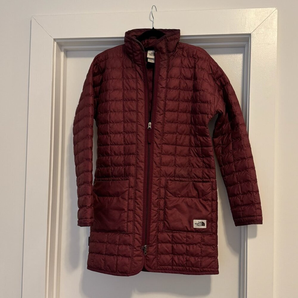 The North Face Women's ThermoBall Eco Long Lightweight Puffer Jacket Size Small - Picture 10 of 10